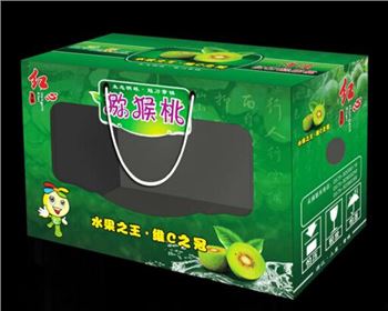 西安印刷包裝獼猴桃水果盒